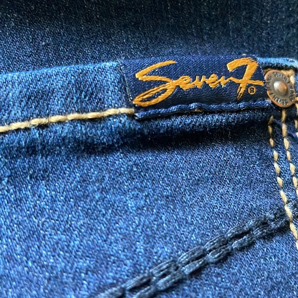 Women’s size 12 seven7 tummyless high-rise skinny blue jeans - Picture 16 of 16